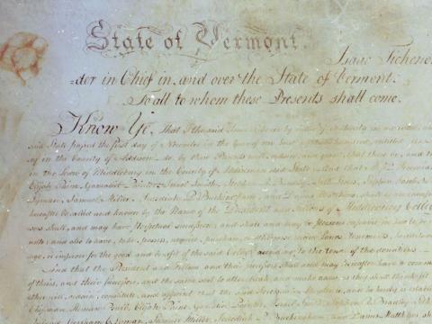 Image of an antique document