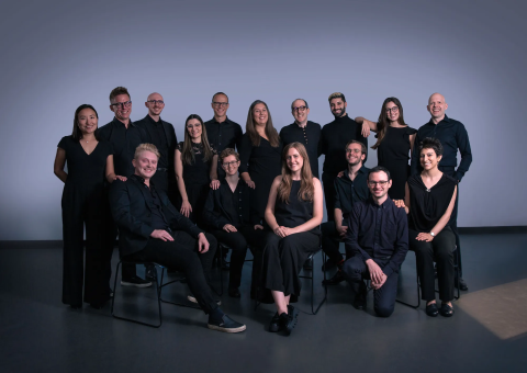 formal picture of members of the ensemble