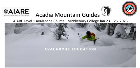 AIARE Lv1 instructed by Acadia Mtn Guides