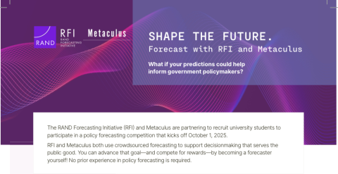 A description of the RAND Forecasting Initiative Metaculus policy forecasting competition