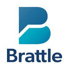 logo with letter B and the word Brattle below the letter B