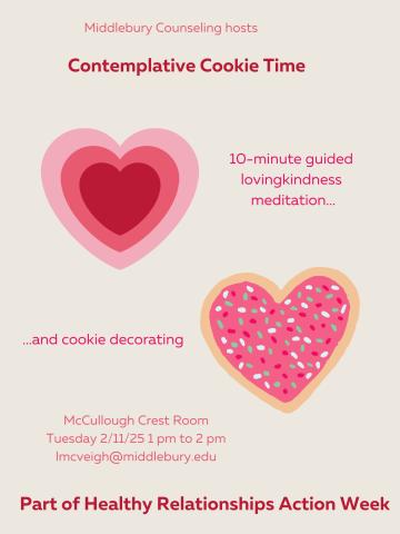 Image of heart and heart shaped cookie.