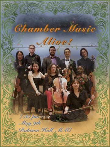 The musicians with their instruments