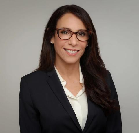 Woman in business casual attire
