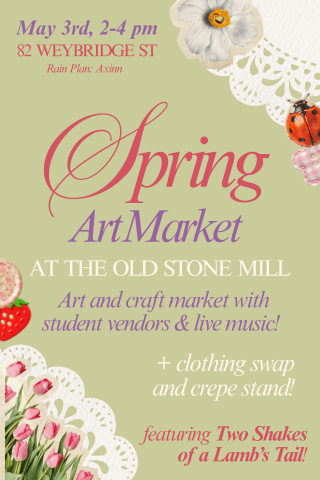 Spring Market at the Old Stone Mill
