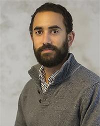 Man looking at the camera.