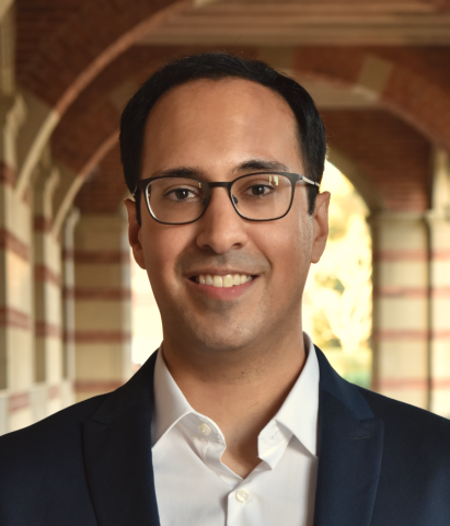 Man smiling. Speaker Joaquin Serrano