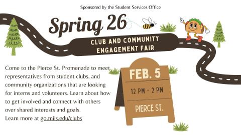 Picture of a a road and text information