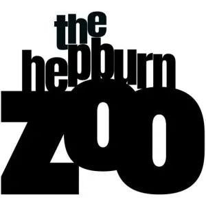 Hepburn Zoo's logo; black text that says "the hepburn zoo"