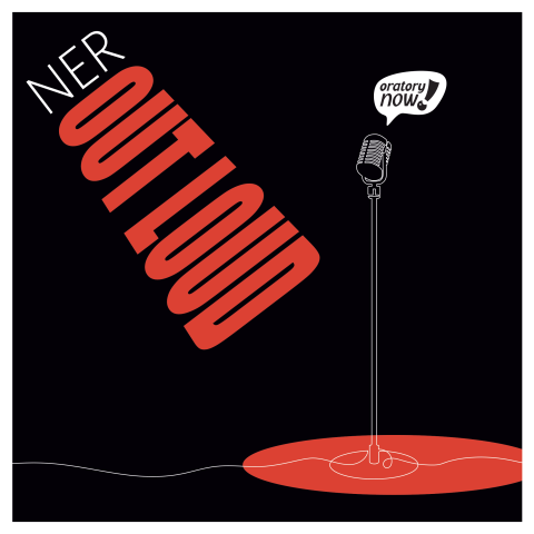 NER OUT LOUD & Oratory Now Logos w/ Microphone.