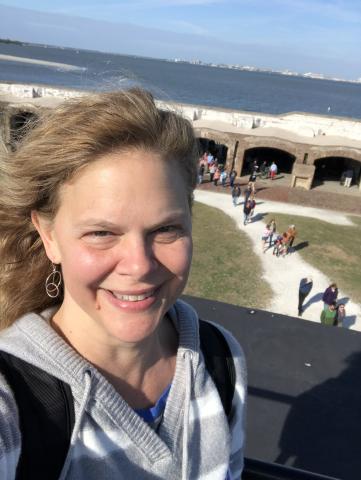 Headshot of the guest speaker, Professor Beverly Gage.