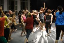 Several people dancing