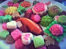 various pictures of jelly candy