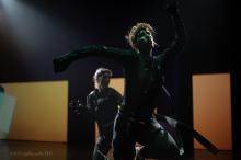 dancers in motion capture suits