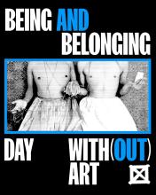 photo of two people holding hands with the description and title of the film