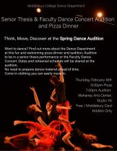 poster for spring dance event