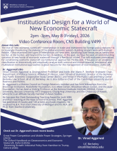 Institutional Design for a World of New Economic Statecraft
