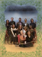 The musicians with their instruments