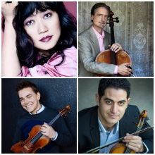 collage image of the artists