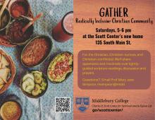appetizers and mocktails on grey tablecloth
