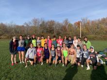 Photo of the team at a tournament this fall.