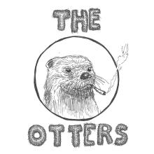 An image of the top half of an otter smoking something. On top of the Otter, the word "the" and under the Otter, the word "Otters"