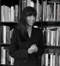 black and white image of the lecturer