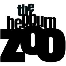 Hepburn Zoo's logo; black text that says "the hepburn zoo"