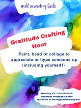 Vivid watercolor splash in rainbow colors with text.