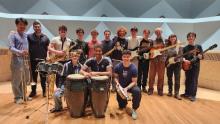 Spring 2026 Middlebury Afropop Band members.