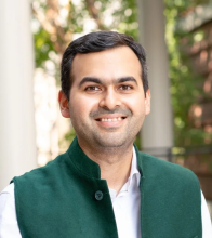 Man smiling at camera.