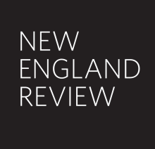 Black and white logo for the New England Review.
