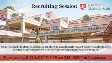 Recruitment Session for Lucile Packard Children's Hospital