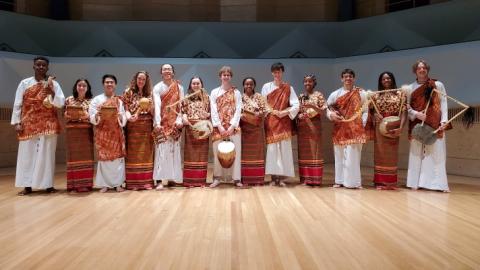 Image of people playing drums