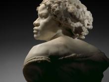 photo of the bust "Why Born Enslaved!"