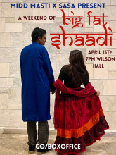 A man and woman standing with their backs to the camera, advertising Midd Masti and SASA spring performance