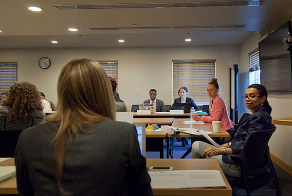 Elayne Whyte Gomez in the classroom