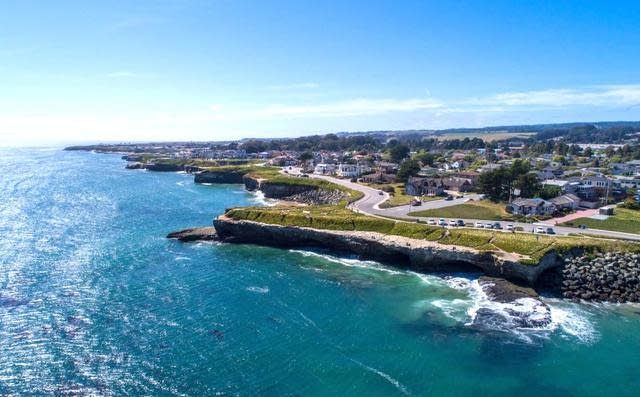 West Cliff Drive Aerial View