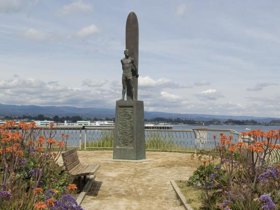 West Cliff Drive Surfer Statue