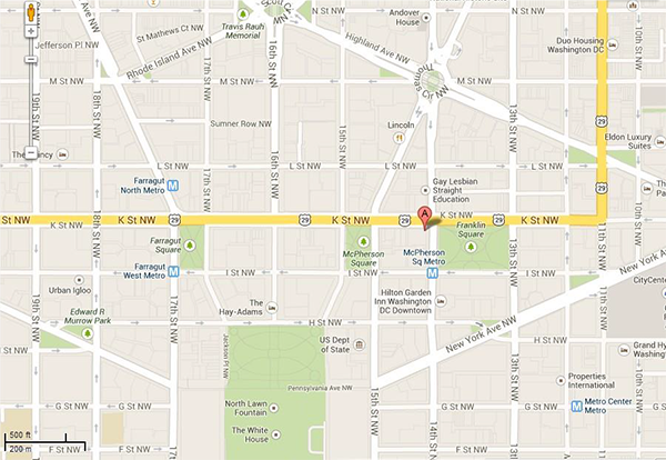 Middlebury Office DC Google Map