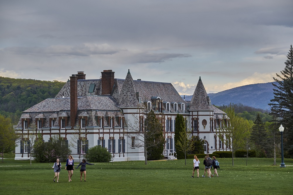 Le Chateau building on the Middlebury College campus in Vermont