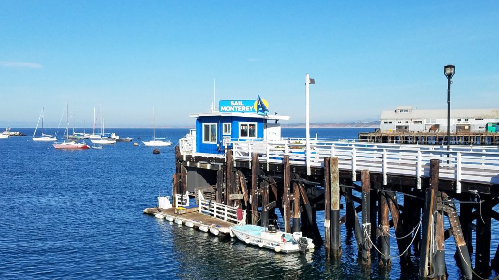 picture of the Sail Monterey office and dock