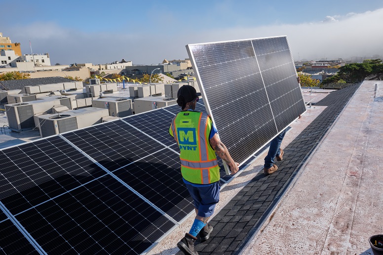 Installing solar panels