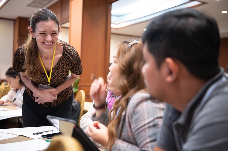 Nicole Pareene teaching in Thailand