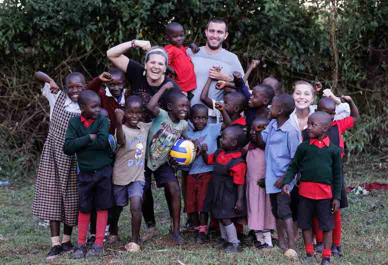 Grace Davis in Kenya