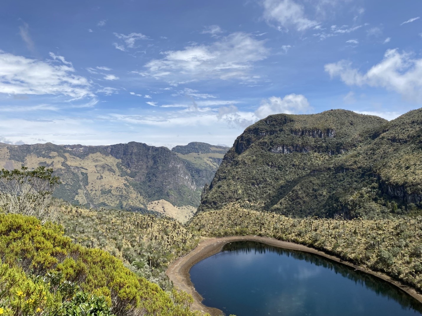 Hot springs in Colombia