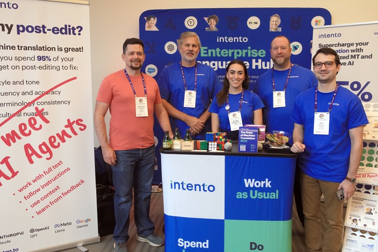 Claudia Siegenthaler MATLM '23 with colleagues from Intento, Inc.