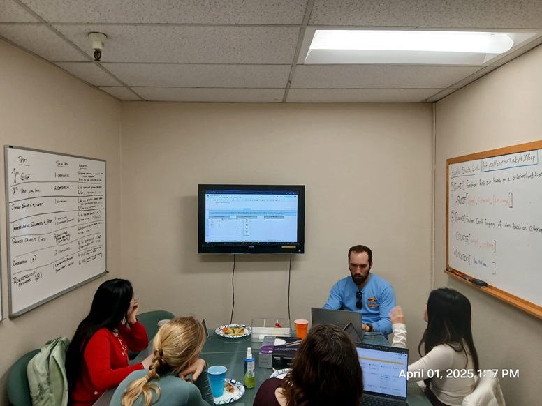 students at meta lab open house april 1