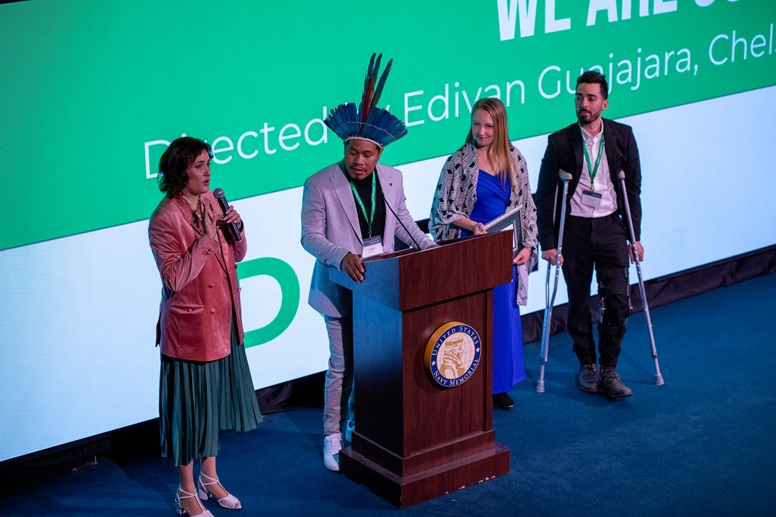 Interpreting at environmental film festival