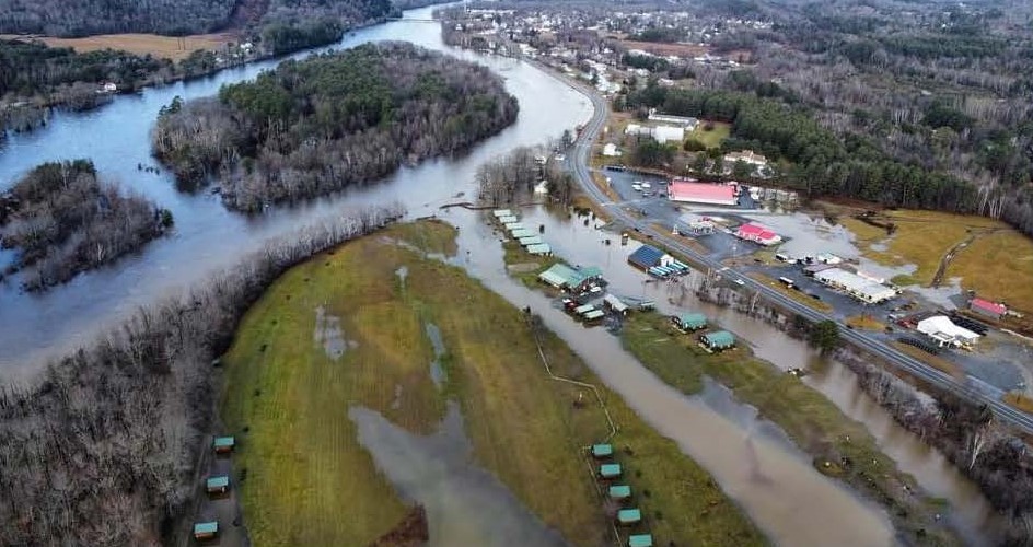 flooding in Bingham, Maine 2024